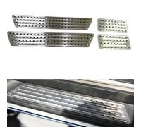 Protector de Umbrales Acero Inoxidable 4 Piezas para VW T6 T6.1 Multivan/Caravelle 2015+ - Kit de Tapetas Antigolpes con Encaje Exacto