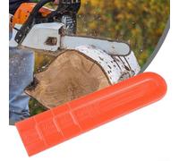 Protector de vaina protectora de barra de motosierra de 12 a 20 y placa guía para barra de motosierra, protección contra el óxido y el desgaste (18 pulgadas)