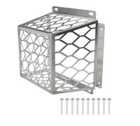 Protector de ventilación de acero inoxidable para secadora, cubierta de escape a prueba de pájaros para rejillas de ventilación de 3 a 4 pulgadas, jaula de metal resistente para bloquear plagas