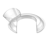 Protector de vertido para batidoras KitchenAid de 4.5 a 5 cuartos de galón, protector de salpicaduras de ajuste seguro para tazón de acero inoxidable KitchenAid y apto para lavavajillas (transparente)