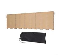 Protector de viento para estufa de camping de hierro de 82 cm | Panel de hierro de 82 x 24 cm, bloquea vientos fuertes, control de llama estable, se adapta a la mayoría de estufas de
