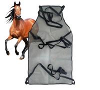 Protector de vientre de caballo - Protección ajustable para caballos | Sábana de malla transpirable para el cuidado del caballo | Manta ligera con escudo UV para patio, granja, jardín, patio