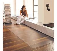 Protector de vinilo transparente, tapete impermeable antideslizante para pasillos y suelos de madera dura, tapete duradero de pelo bajo