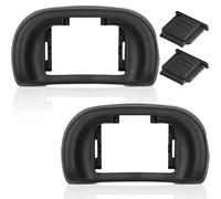 Protector de Visor Repuesto Ocular Cámara Compatible con Sony A7III A7II A9 A7S A99II A58 A7 A7R IV A7RIII A7SII 2 Pack Bota Caliente Cámara + 2 Pack Sustitución del Parche Ocular la Cámara para Sony