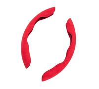 Protector de Volante Antideslizante Funda Antideslizante para Volante De 38 Cm 15 Pulgadas 2 Mitades(01 Red)
