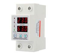 Protector de Voltaje, Ajustable 230V 63A con Reset Retardado Digital Monofásico, Relé de Protección Eléctrica para Hogar Oficina e Industria
