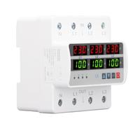 Protector De Voltaje Ajustable, CA 220 V/380 V 100 A, Protector De Sobretensión Y Subtensión De Autorecuperación Trifásica, Protector De Corriente De CA Dispositivo De Protección De Corriente De Sobre