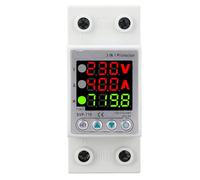 Protector de voltaje ajustable Self Restetting Smart sobre un dispositivo de protección bajo voltaje con pantalla de alimentación AC230V (1-40A (SVP-719-40A N))