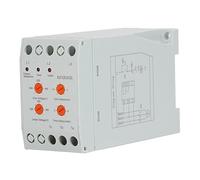 Protector de voltaje trifásico XJ11, relé de monitoreo de secuencia de fase, dispositivo de protección contra sobrevoltaje AC380V, montaje en riel DIN de 35 mm sin contactos NC