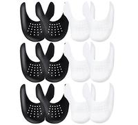 Protector de zapatos contra pliegues de zapatilla de deporte 6 pares, hombres 7.5-13 mujeres 5-9