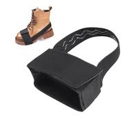 Protector de zapatos de motocicleta, 0.04 pulgadas, antideslizante, de goma resistente, para ciclismo, protector de equitación con correa ajustable para otoño, invierno, nieve, protector de