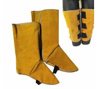 Protector de zapatos de soldadura, fundas de zapatos resistentes al fuego, para soldadores, de botas de soldadura ignífugas, fundas de zapatos de trabajo