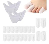 Protector Dedos Pie, Punteras de Silicona, Protector Dedo Gordo Pie, Punteras de Gel, Cubiertas de Dedos, Protector Puntera Gel para Tacones Altos, Protege La Punta Del Dedo Del Pie