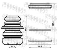 Dirección - Suspensión - Tren > Muelles y fuelles > Juego de guardapolvos, amortiguador