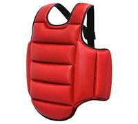 Protector del Cuerpo del Boxeo, Protector de Cofre Reversible, Equipo de Combate de Taekwondo Ajustable, Equipo de Entrenamiento de Boxeo de Esponja Rojo y Azul | Guardias de Costillas