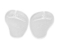 Protector del Dedo del Pie con Almohadilla Metatarsiana de Gel con Patrón, Inserto de Cojín en el antepié Antideslizante Resistente a la Abrasión, con Tira Adhesiva Transparente,