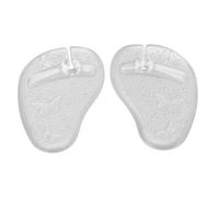 Protector del dedo del pie de la sandalia Almohadilla metatarsiana de gel antideslizante resistente a la abrasión Inserto de cojín en el antepié para chanclas Diseño de mariposa
