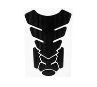 Protector del depósito de gasolina Almohadilla del depósito de la motocicleta, 3D Motocicleta Gas Oil Fuel Tank Sticker Pad Protector Decoración Pegatina Para el Depósito de la Moto (Negro)