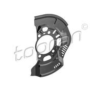 Protector del disco de freno Eje delantero, izquierda barnizado negro 601 300