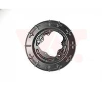 Protector del disco de freno Eje trasero, derecha cincado 8207374 VAN WEZEL