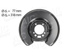 AIC 56419 Chapa protectora contra salpicaduras, disco de freno