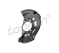 Protector del disco de freno Eje trasero izquierda barnizado negro 601 302