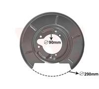 VAN WEZEL Chapa protectora contra salpicaduras, disco de freno para BMW: Série 3, Z3 (Ref: 0620373)