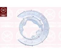 Protector del disco de freno Eje trasero izquierda cincado 3267877 KLOKKERHOLM