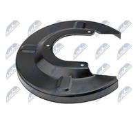 Protector del disco de freno Eje trasero izquierda HTO-WW-031 NTY para VW