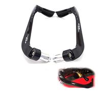 Protector del Embrague Universal 7/8 "22mm Motocicleta Manillar Freno Embrague Palancas Protector para Ducati Hypermotard 939 para Strada SP 2016(Nero)