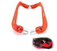 Protector del Embrague Universal 7/8 "22mm Motocicleta Manillar Freno Embrague Palancas Protector para Ducati Hypermotard 939 para Strada SP 2016(Orange)