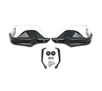 Protector del Manillar Paramanos de Motocicleta compatibles con Benelli TRK702 TRK702X TRK 702 702X 2022 2023, protección Parabrisas guardamanos para Moto(Carbon Clear Set)