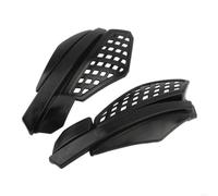 Protector del Manillar Paramanos de plástico para Motocicletas, Juego Protectores Manos, protección para el Manillar la Motocicleta guardamanos para Moto(Black)