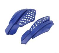 Protector del Manillar Paramanos de plástico para Motocicletas, Juego Protectores Manos, protección para el Manillar la Motocicleta guardamanos para Moto(Blue)