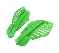 Protector del Manillar Paramanos de plástico para Motocicletas, Juego Protectores Manos, protección para el Manillar la Motocicleta guardamanos para Moto(Green)
