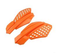 Protector del Manillar Paramanos para Motocicletas versátiles para Protector de Manos guardamanos para Moto(Orange)