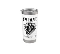 Protector del orgullo (león) Vaso térmico de acero inoxidable de doble pared