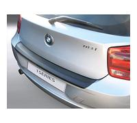 Protector del parachoques trasero ABS compatible con BMW Serie 1 F20/F21 3/5 puertas 2011-2015 Negro