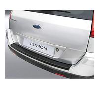 Protector del parachoques trasero ABS compatible con Ford Fusion 2002-2012 Negro
