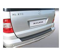Protector del parachoques trasero ABS compatible con Mercedes-Benz ML 2001-2005 Negro