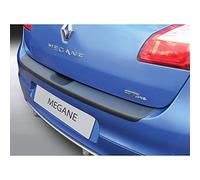 Protector del parachoques trasero ABS compatible con Renault Megane III HB 5 puertas 2008-2016 Negro