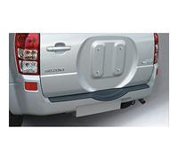Protector del parachoques trasero ABS compatible con Suzuki Grand Vitara 3/5 puertas 2005-2010 Negro