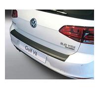 Protector del parachoques trasero ABS compatible con Volkswagen Golf MK VII 3/5 puertas 2013-2019 Negro