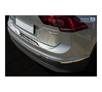 Protector del Parachoques Trasero Inoxidable Cromado Compatible con Volkswagen Tiguan II Incl. Allspace 2016-2020 & FL 2020- 'Ribs'