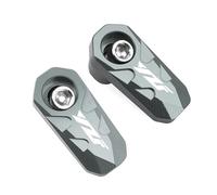 Protector del Sensor Rueda Protector del Sensor ABS De La Rueda Delantera Y Trasera para Yam&AHA YZF R3 R6 R7 R9 R125(Gray)