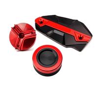 Protector Del Tapón De Llenado De Aceite Del Depósito Maestro Del Cilindro De Líquido De Freno De Motocicleta Para Z900 2017-2025(3-Red)