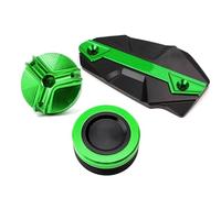 Protector Del Tapón De Llenado De Aceite Del Depósito Maestro Del Cilindro De Líquido De Freno De Motocicleta Para Z900 2017-2025 AJOHBM(3-Green)