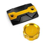 Protector Del Tapón Llenado Aceite Depósito Líquido Freno Delantero Y Trasero Para MT-07 FZ07 2015 2016 2017 2018 2019 2020 2021 2022 2023 2024 2025 YTdhfDGJ(2 pcs-Gold)