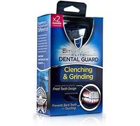 Protector dental SMARTGUARD Elite (2 protectores y 1 funda de viaje) para dientes frontales, protector nocturno antimolienda de dientes para apretar, diseñado por dentistas, protector bucal para
