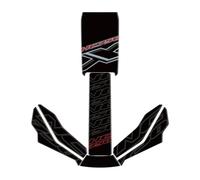 Protector Depósito Adhesivo para Motocicleta, Almohadilla Lateral para Depósito De Combustible para NC750X NC 750 X 2021-2025, Protector De Rodillas. Antideslizante(Negro)